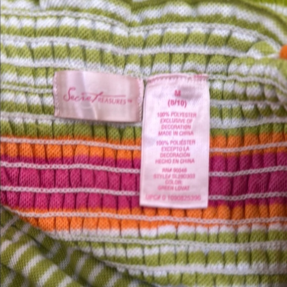 Colorful Striped Swimsuit Coverup Medium - Picture 3 of 3